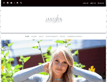 Tablet Screenshot of janssenphotography.com